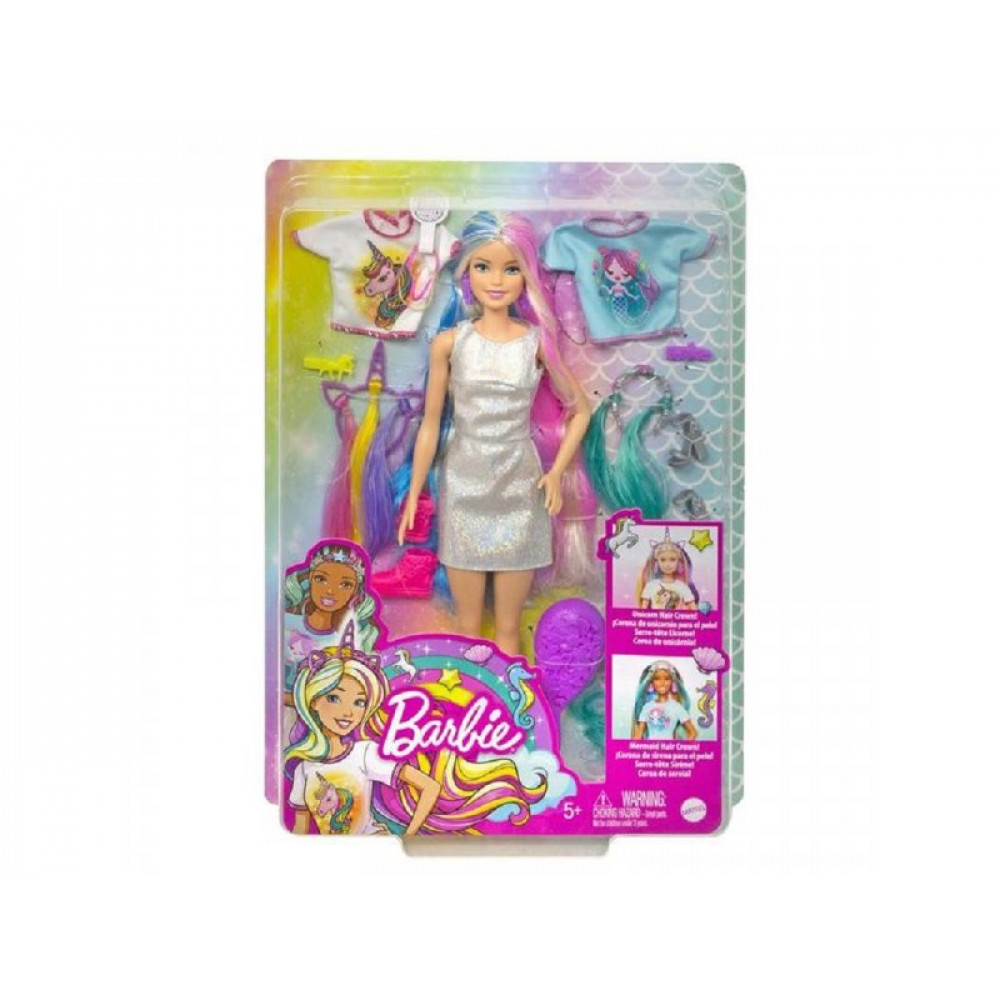 BARBIE SA FANTASTIČNOM KOSOM SA UMETCIMA GHN04