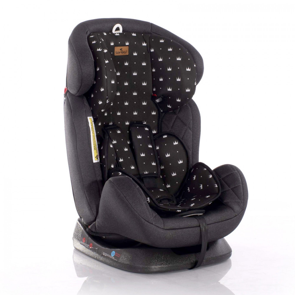 LORELLI Autosedište za decu Galaxy 0-36kg Black Crowns 10071352013