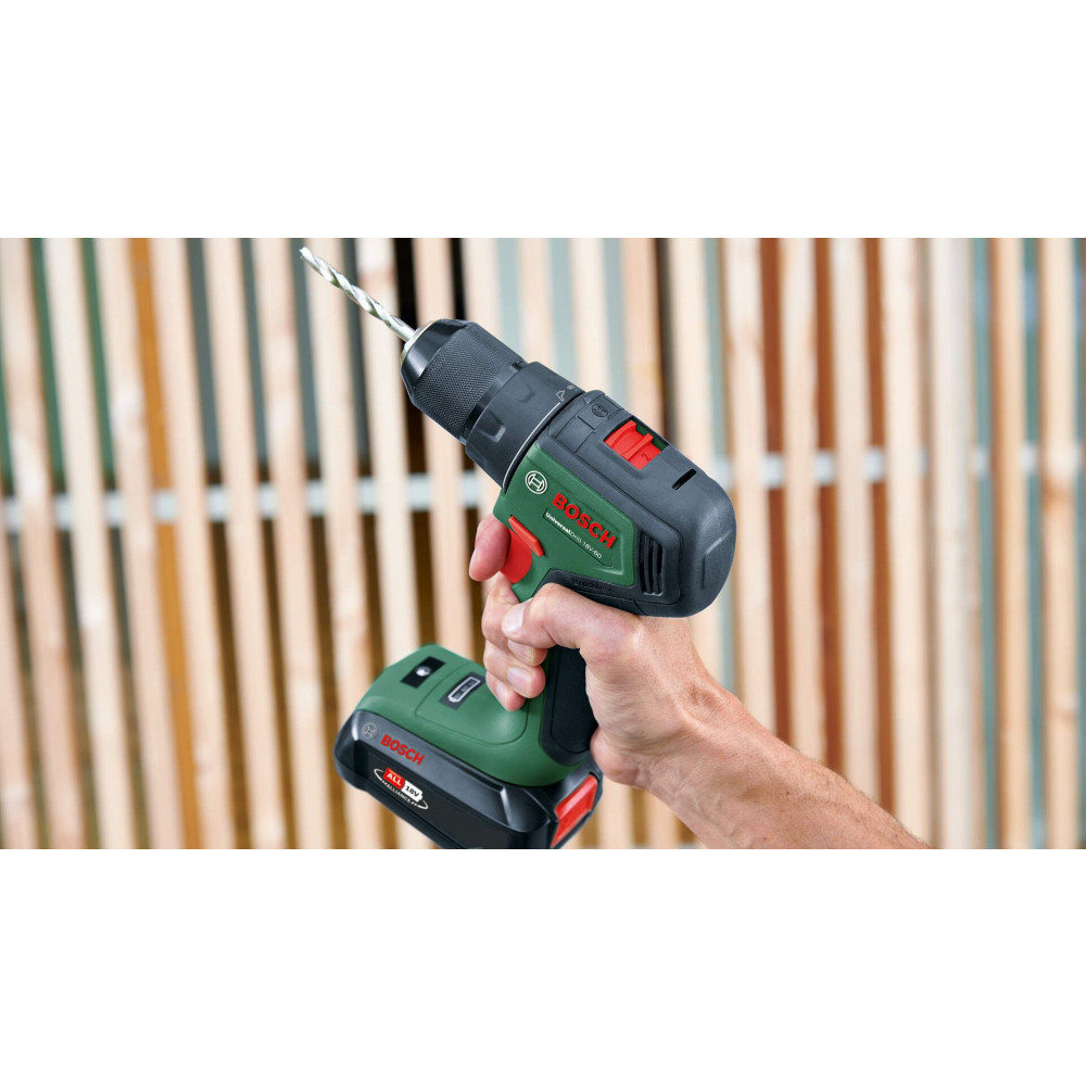 BOSCH Akumulatorska vibraciona bušilica UniversalImpact 18V-60 06039D7101