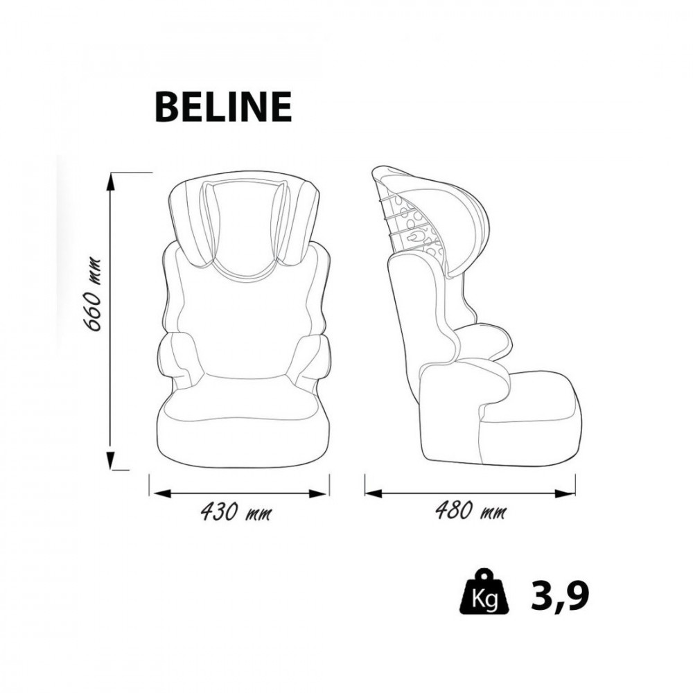 NANIA Auto sedište za decu Beline Flamingo 585957