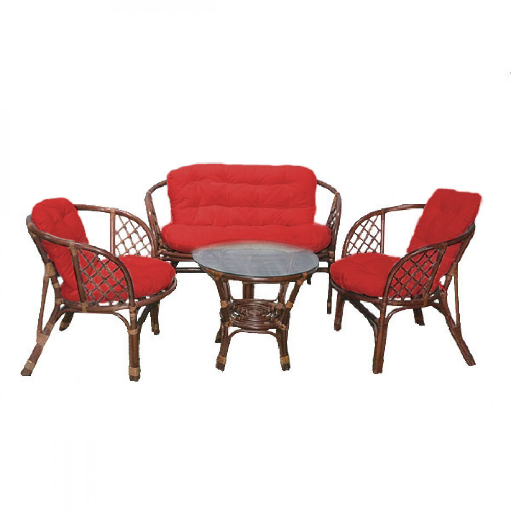 BAŠTENSKA GARNITURA BAHAMA RATTAN SET APRICOT