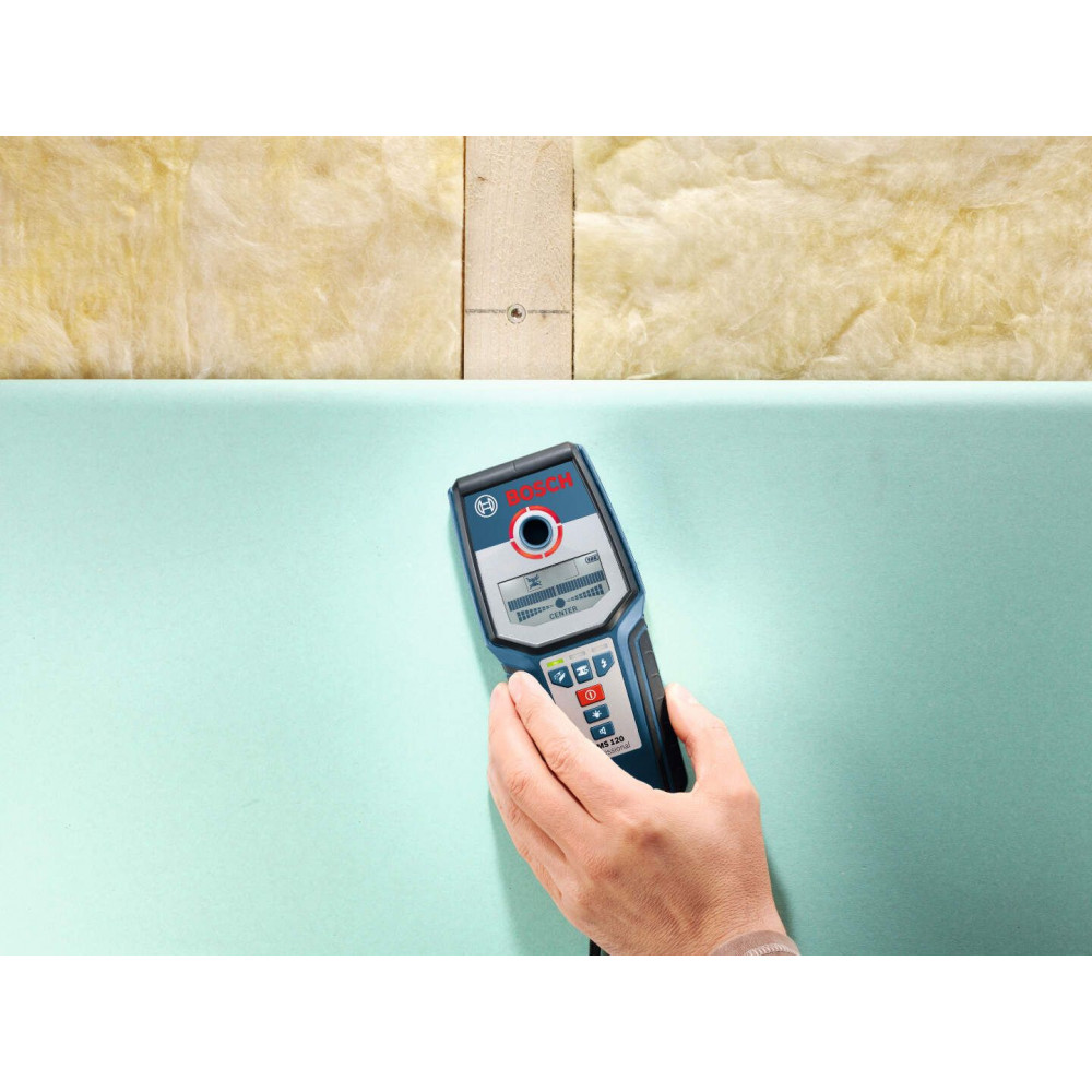 BOSCH Detektor struje – kablova pod naponom, metala, drveta GMS 120 Professional 0601081000