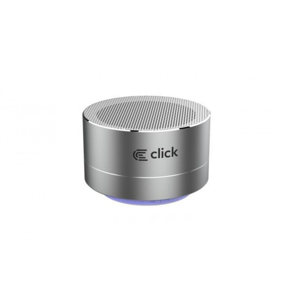 CLICK BS-R-A10 Zvučnik bluetooth Aluminium, srebrni 