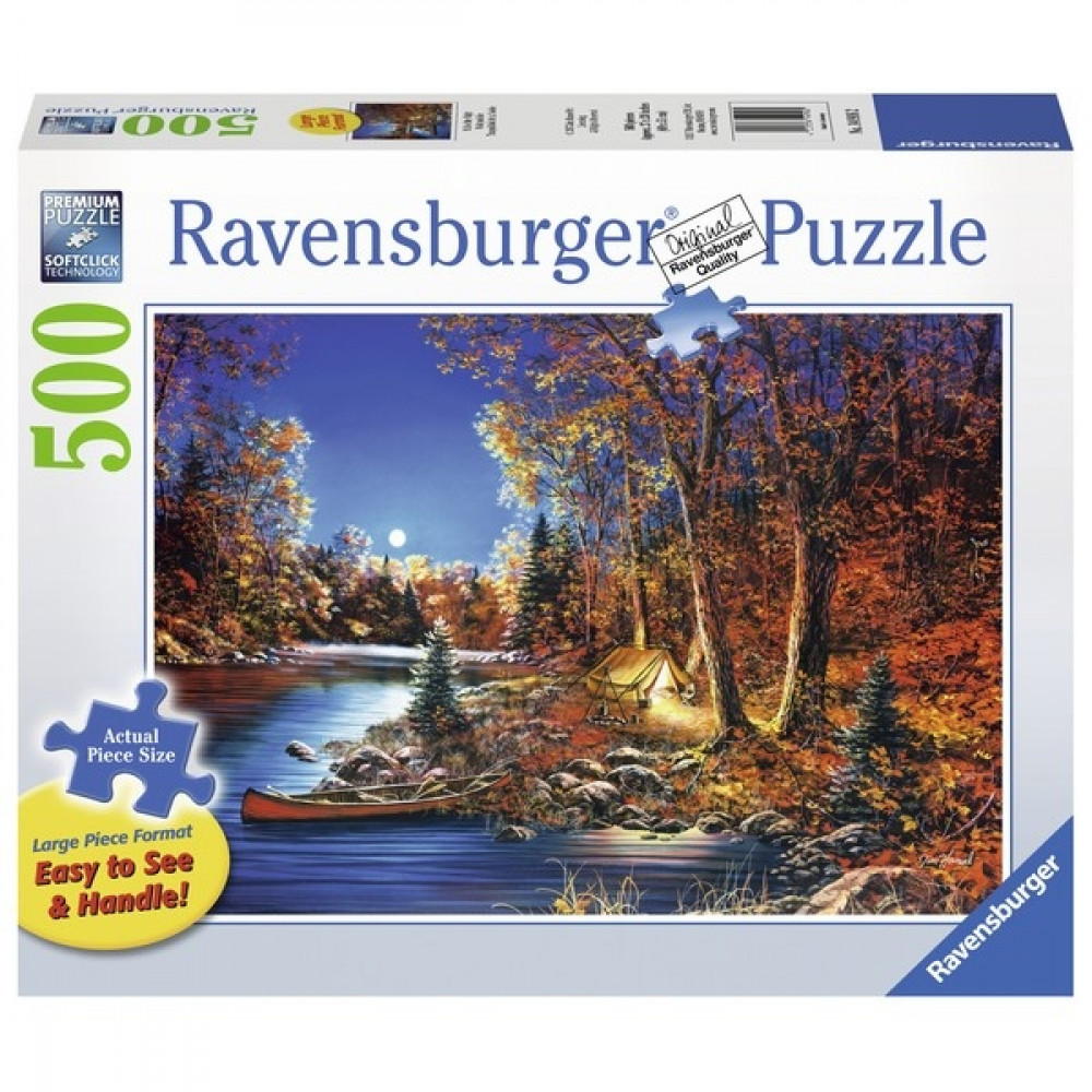 RAVENSBURGER puzzle (slagalice)- noć u šatoru RA14916