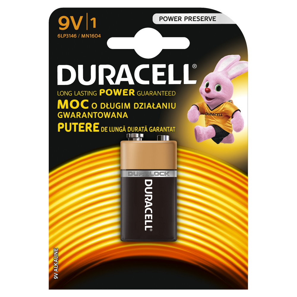 DURACELL baterije basic 9V 1 kom 508187
