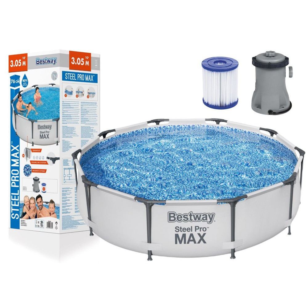 BESTWAY Steel Pro MAX 305 x 76 cm Bazen sa čeličnim ramom 56408 