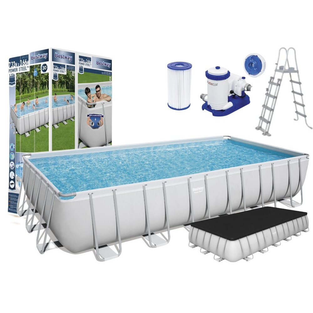 BESTWAY Power Steel 732 x 366 x 132 cm Bazen sa konstrukcijom 56474