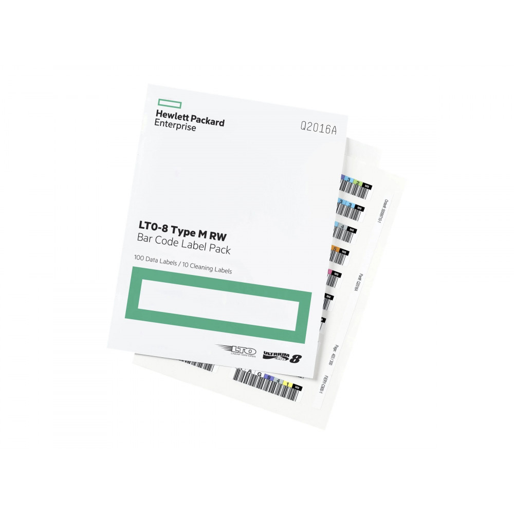 HPE LTO - 8 30TB RW Bar Code Lab Q2015A