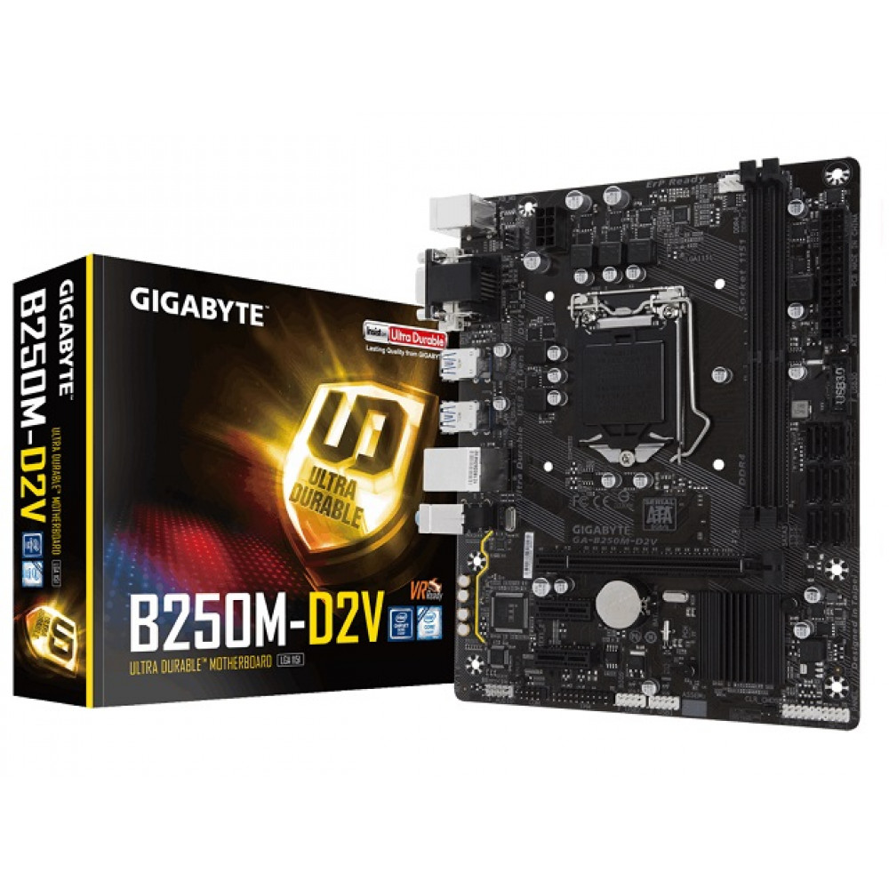 GIGABYTE matična ploča intel mb ga-b250m-d2v 1151 ga-b250m-d2v