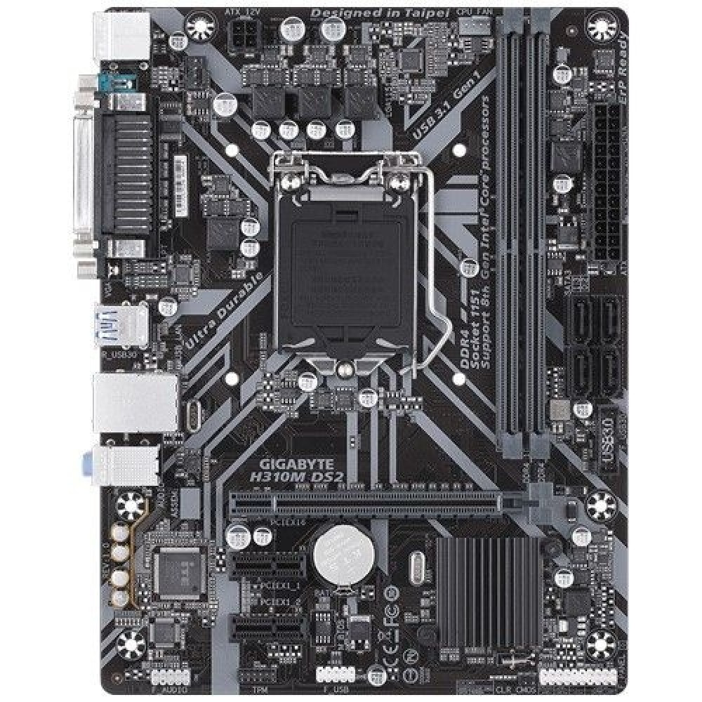 GIGABYTE matična ploča intel mb h310m ds2 1151 h310m ds2