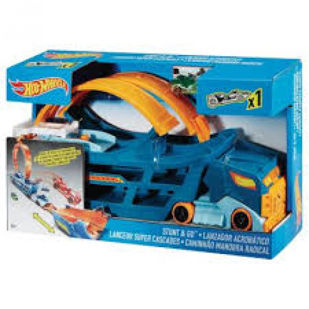 HOT WHEELS Transporter sa stazom DWN56