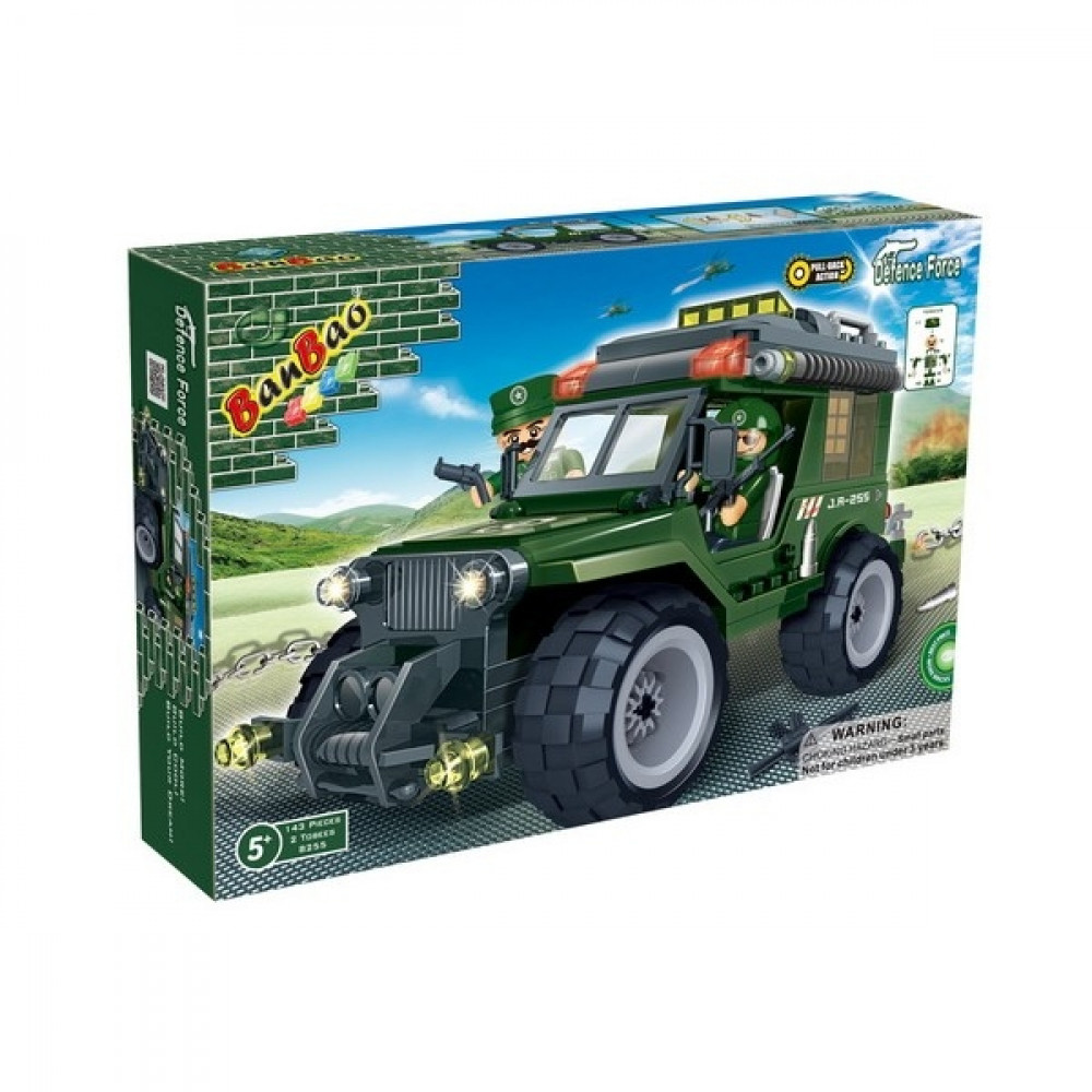 BANBAO Vojni Jeep 8255