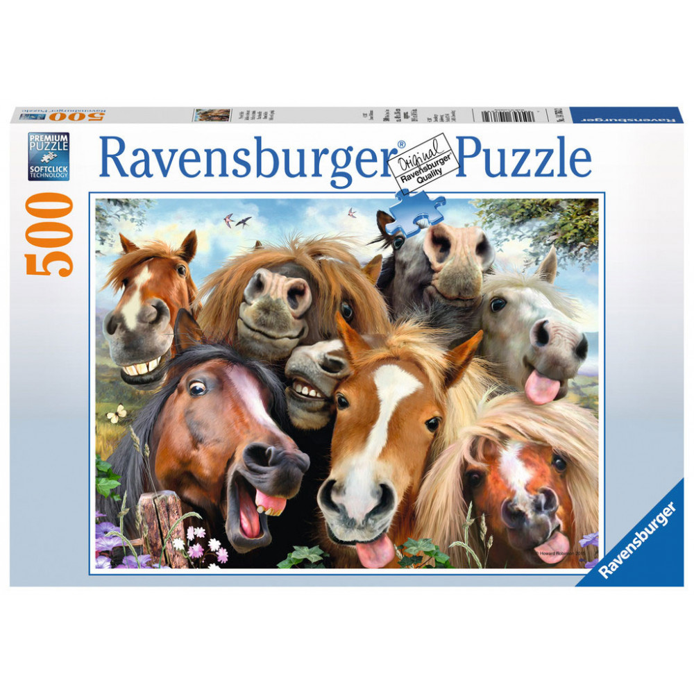 RAVENSBURGER puzzle (slagalice)- selfi konja RA14763