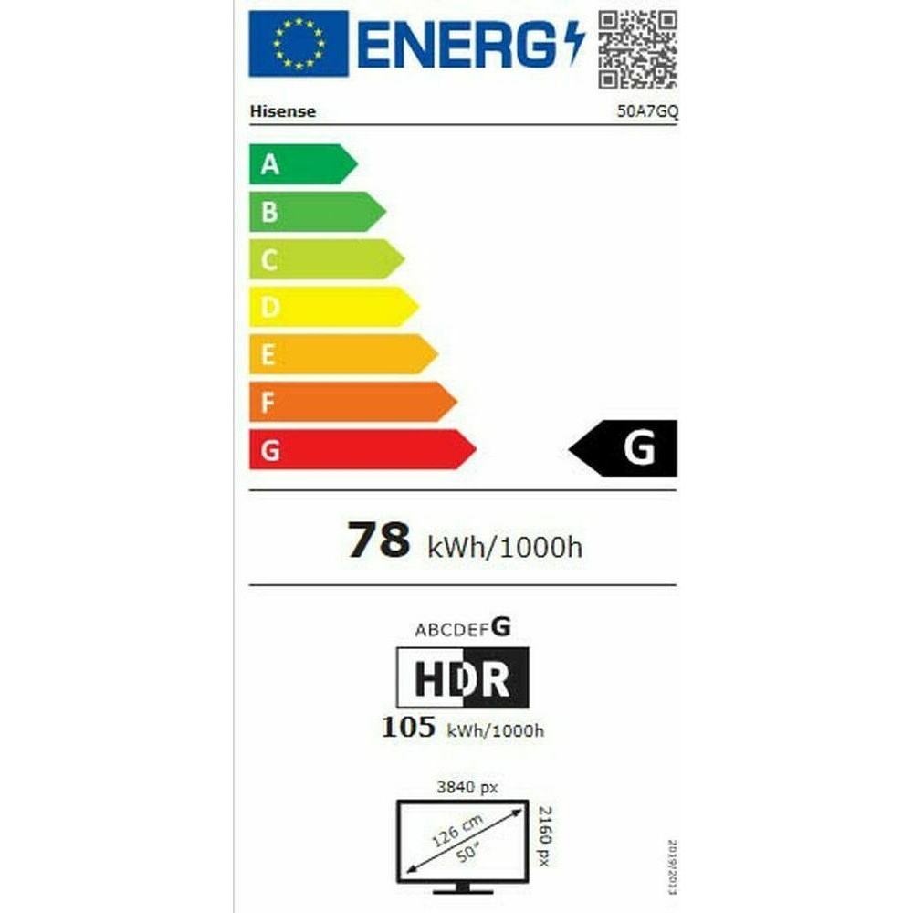 HISENSE smart televizor 50" 50A7GQ
