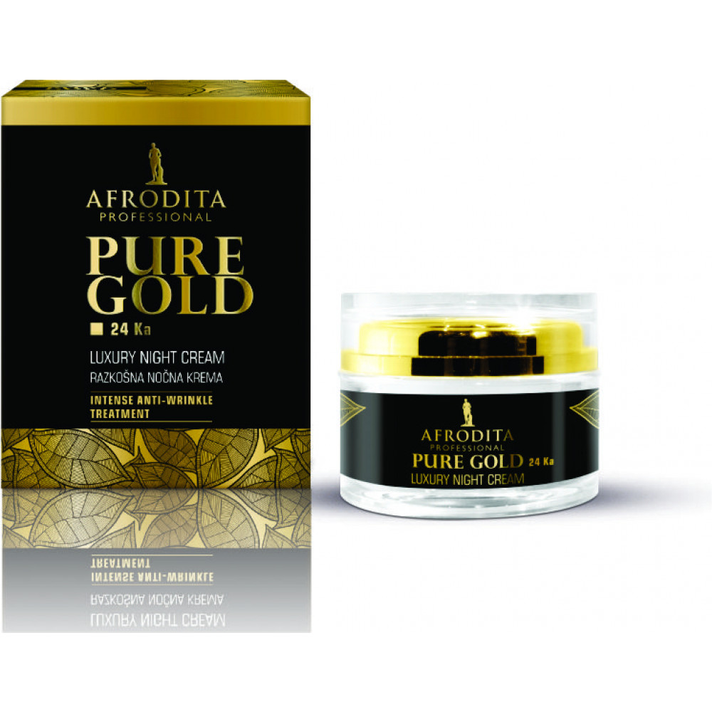 AFRODITA GOLD 24 Ka Luxury noćna krema 50 ml