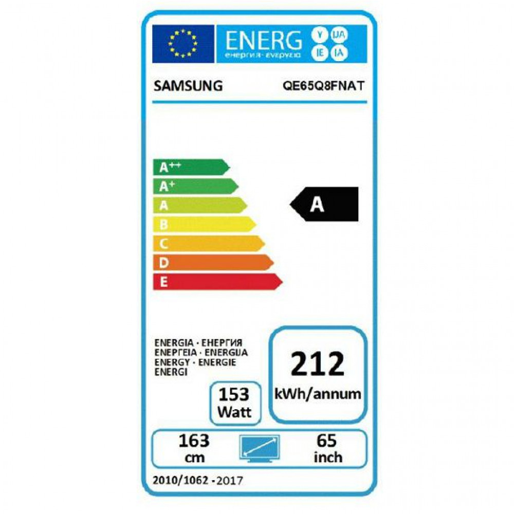 SAMSUNG televizor qled, smart tv, uhd, pqi 3200, q hdr 1500, dvb t2/c/s2, 165cm QE65Q8FNATXXH