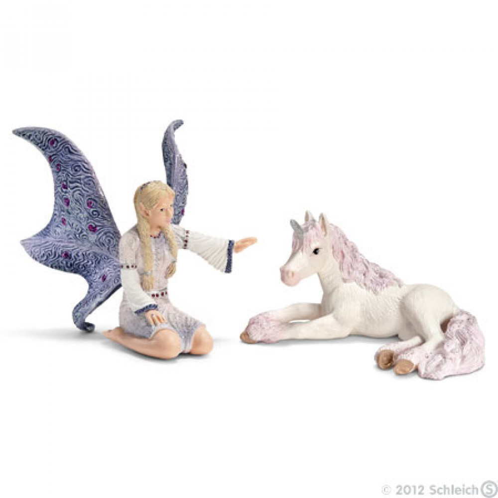 SCHLEICH Lindariel sa mladunčetom jednoroga 70424