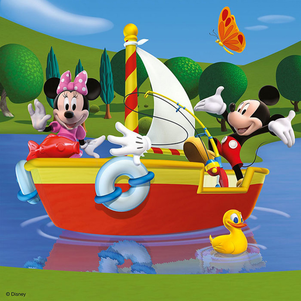 RAVENSBURGER puzzle - Miki i družina RA09247