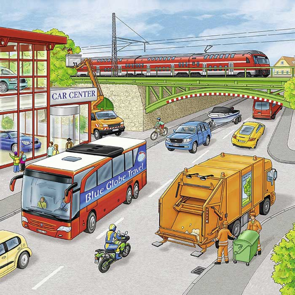 RAVENSBURGER puzzle - Saobraćaj,vozila RA09273
