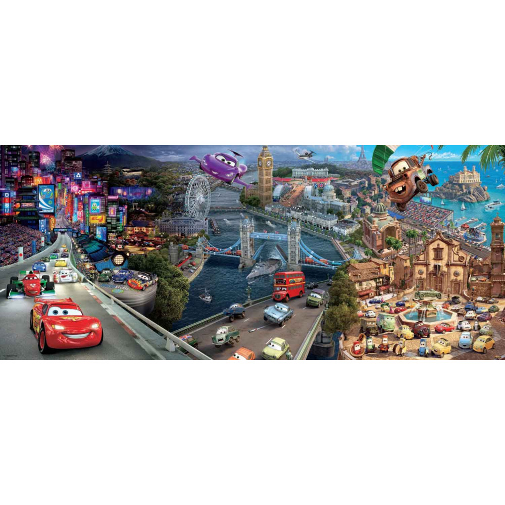 RAVENSBURGER puzzle (slagalice) - Cars panorama RA12645