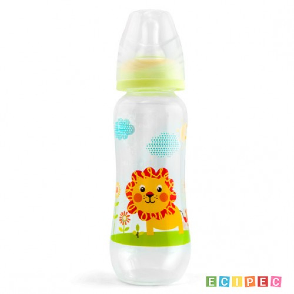 ELFI plastična flašica sa silikonskom cuclom 250ml RK04 LAV