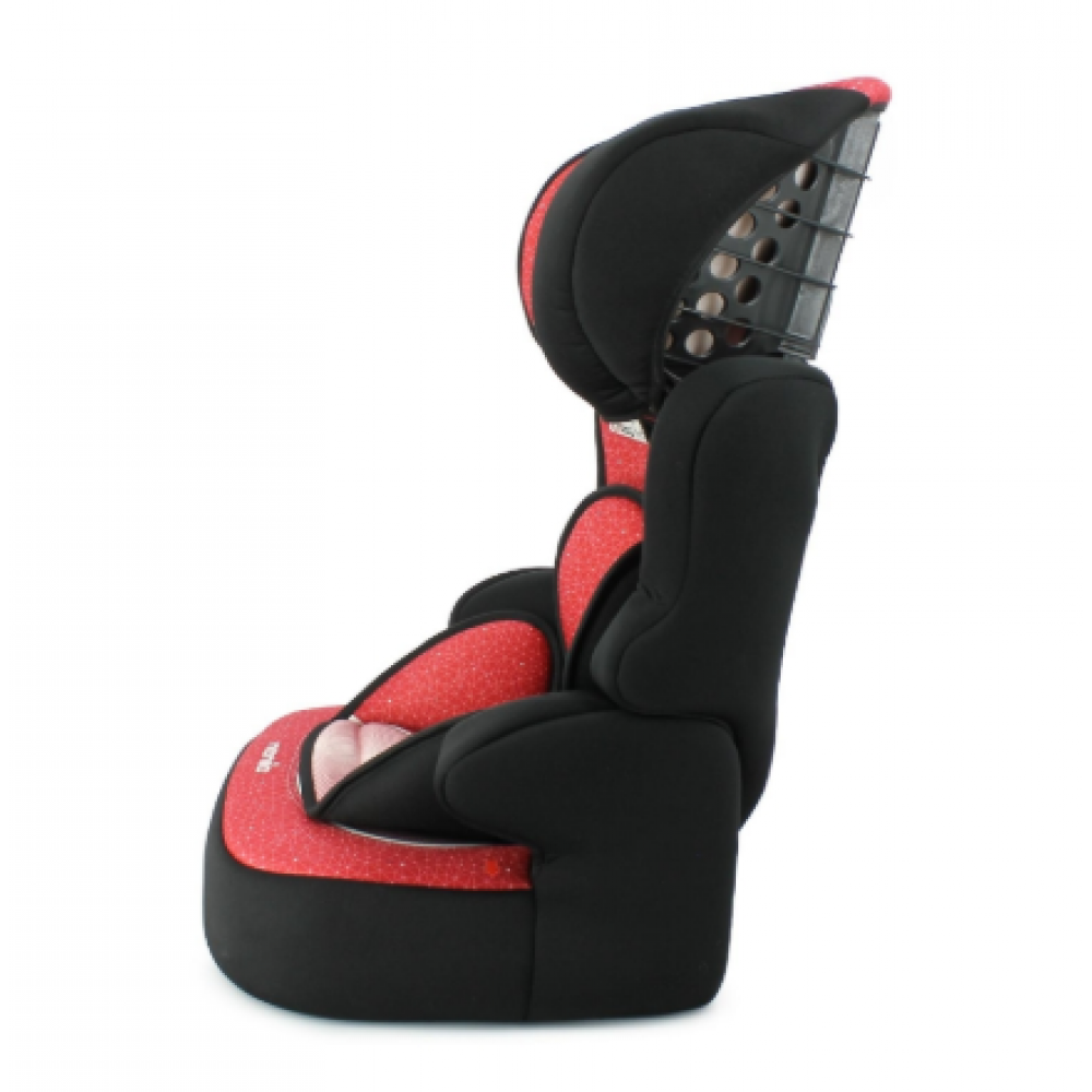 NANIA auto sedište 2 u 1 beline sky red premium