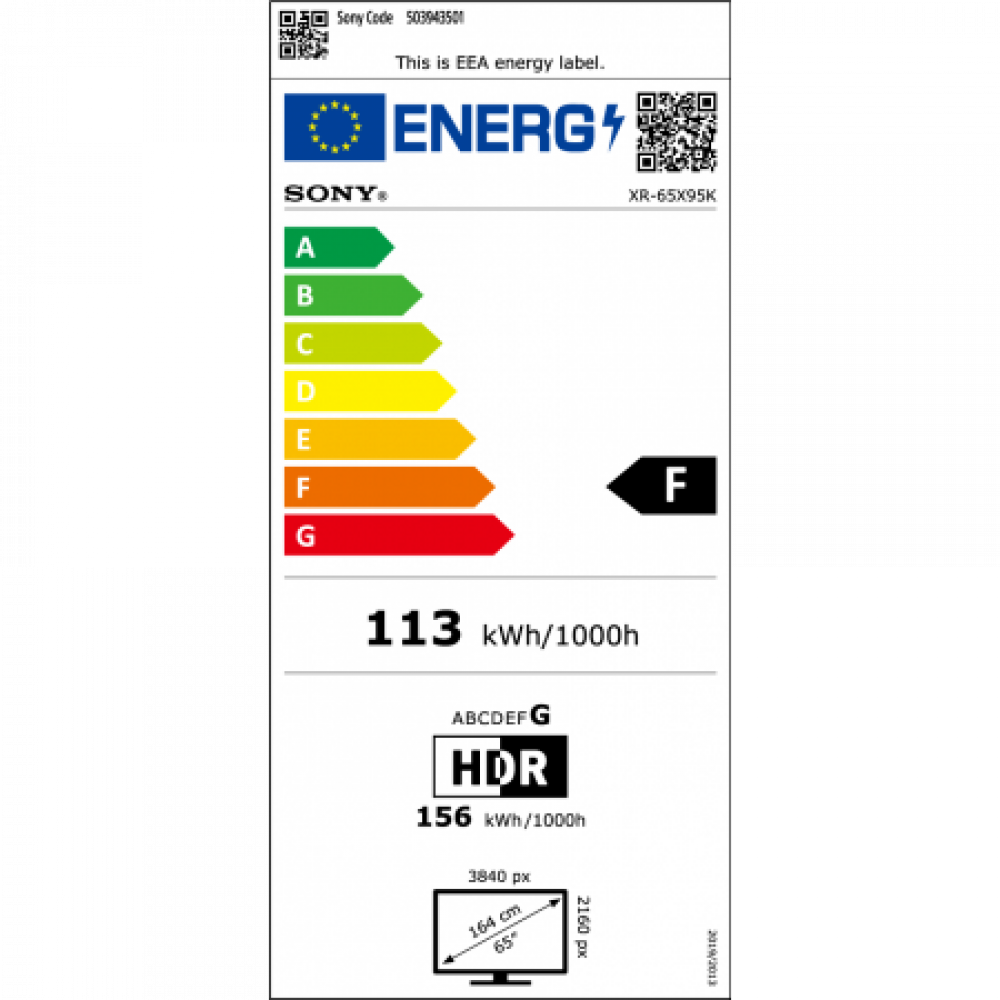 Sony 4K Ultra HD LED Televizor XR65X95KAEP