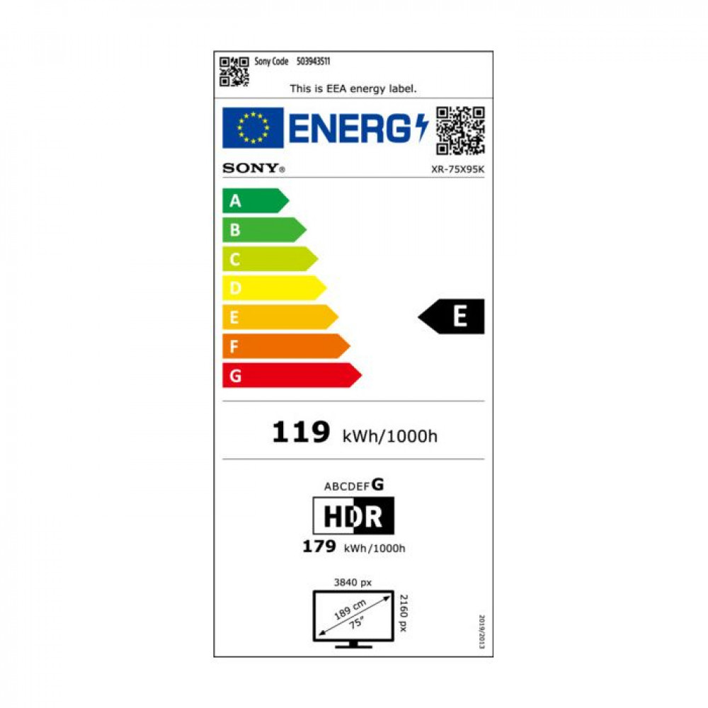 SONY BRAVIA XR Televizor 4K XR75X95KAEP