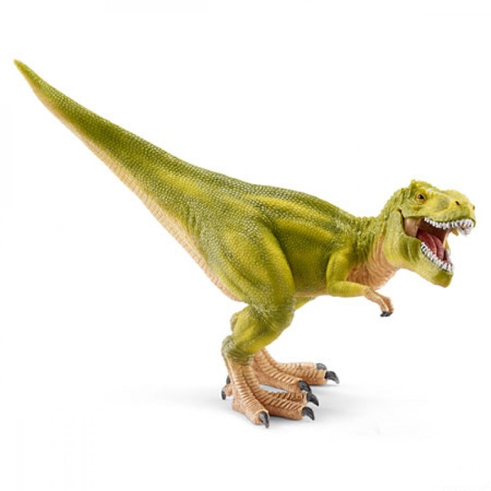 SCHLEICH tiranosaurus rex,svetlo zeleni 14528