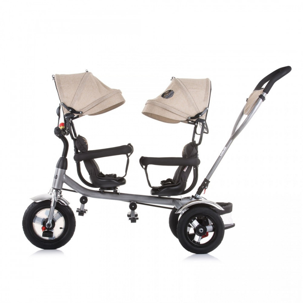 CHIPOLINO Tricikl za blizance 2Play blue/pink 710658