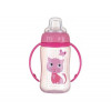 CANPOL BABY Flašica/šolja sa kljunom i ručkama happy animals training 320ml cat 56/512