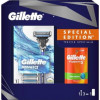 GILLETTE Poklon Set ( Brijač + 3 Zamenske glave + Gel za brijanje) 501626