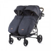 Chipolino Kolica za blizance 2 Classy Carbon 710498