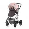 CHIPOLINO Kolica za bebe sa autosedištem TERRA pink rose 710093