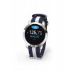 ZECIRCLE2 ACTIVITY TRACKER PREMIUM FLAT SILVER / BLUE & WHITE NATO