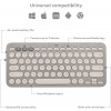 LOGITECH K380 Multi-Device Bluetooth Keyboard, Sand
