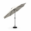 Suncobran sa led svetlom 300cm u beloj boji 7689