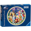RAVENSBURGER puzzle (slagalice) - diznijevi likovi, okrugla RA15784