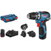 BOSCH Akumulatorska bušilica/odvrtač GSR 12V-35 FC 12V; 2x3,0 Ah 06019H3000