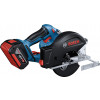 BOSCH Akumulatorska kružna testera-cirkular za metal GKM 18V-50; 2x5,0Ah; L-Boxx 06016B8002