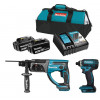 MAKITA SET ALATA 2 DHR202Z + DTD152Z 18V; 1x3,0 Ah; 1x5,0 Ah + torba