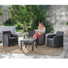 KETER Balkonski set Rosalie 2 seater grafit CU 249561