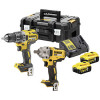 DEWALT Set DCK2077P2T Akumulatorskih bušilica (DCD791 + DCF894 + 2 x baterija 18V/5Ah + punjač + kofer)