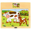 WOODY Puzzle 6 motiva, pakovanje od 12 komada 93010