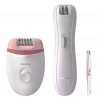 PHILIPS Epilator BRP506/00 Bela/Roze, Disk, 2 brzine