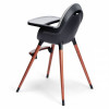 KINDERKRAFT Stolica za hranjenje 2U1 Finix Grey