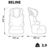 NANIA autosedište (9-36) beline access petrol 