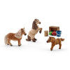 SCHLEICH igračka Shetland pony porodica 41432