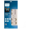 PHILIPS Produžni kabl, 2 m, sa 6 utičnica+5 USB porta beli SPN7060WA/58