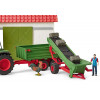 SCHLEICH Pokretna traka za seno sa farmerom 42377